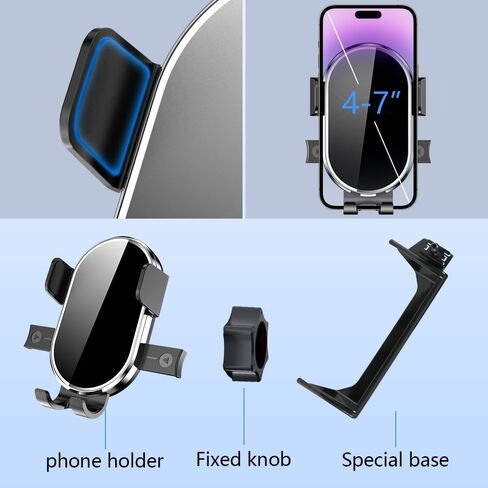 Car Phone Holder for 2019-2024 Toyota RAV4 LX XLE，2019-2024 Hybrid LE XLE SE Woodland XLE, Prime SE Auto Accessories Navigation Bracket Interior Decoration Cell Mobile Mount case Accessory in Kuwait