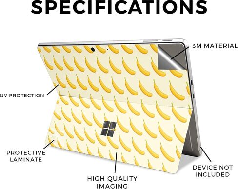 Glossy Glitter Laptop Skin Compatible with Microsoft Surface Pro 11 (2024) - Angelic Love - Premium 3M Vinyl Protective Wrap Decal Cover - Easy to Apply | Crafted in The USA by MightySkins in Saudi Arabia