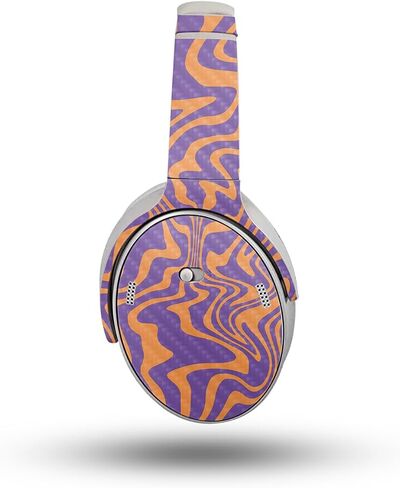 Headphone Skin Compatible with Bose QuietComfort Headphones (2023) - Jitter Zebra - Premium 3M Vinyl Protective Wrap Decal Cover - Easy to Apply | Crafted in The USA by MightySkins in Saudi Arabia