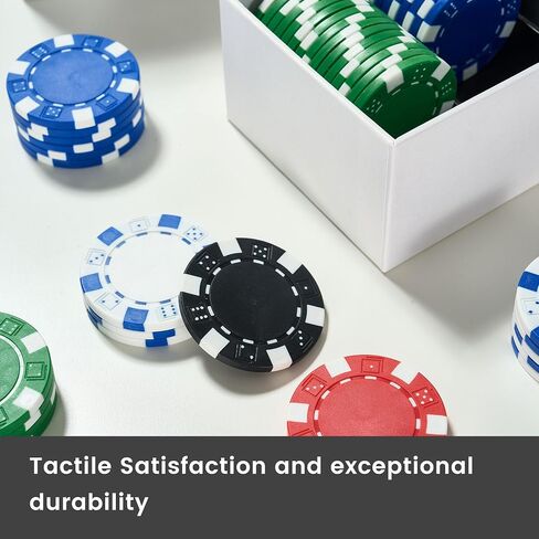 Poker Chips with Numbers,200PCS Poker Chip Set with Aluminum Travel Case,11.5 Gram Poker Set for Texas Holdem and Blackjack Gambling. in Saudi Arabia
