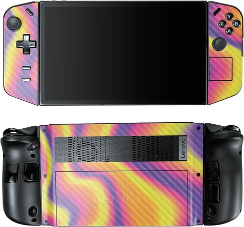 Glossy Glitter Gaming Skin Compatible with Lenovo Legion Go - Surreal Starscape - Premium 3M Vinyl Protective Wrap Decal Cover - Easy to Apply | Crafted in The USA by MightySkins in Saudi Arabia