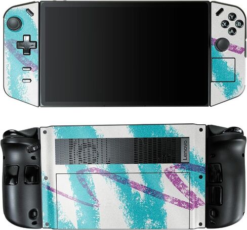 Glossy Glitter Gaming Skin Compatible with Lenovo Legion Go - Surreal Starscape - Premium 3M Vinyl Protective Wrap Decal Cover - Easy to Apply | Crafted in The USA by MightySkins in Saudi Arabia