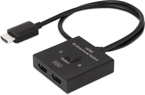 محول HDMI Club 3D CSV-1384 مخرج 2 في 1 ثنائي الاتجاه لـ 8K60 هرتز أو 4K120 هرتز - يدعم تمرير HDR وHDCP - 0.5 متر / 1.64 قدم in Kuwait