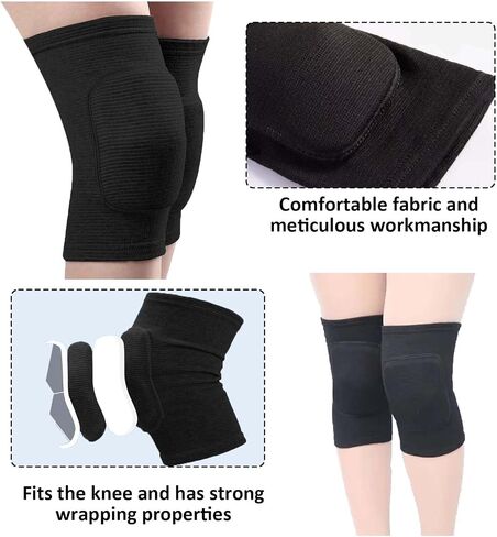 4 Pcs Kids Knee Pads for Football Basketball, Soft Cycling Knee Pad for Mountain Bike Boys, Knitted Kneepad for Dancers, Padded Knee Cushion for Roller Skating Climbing Girls (Pink, Gray, XS 4-7) in Saudi Arabia