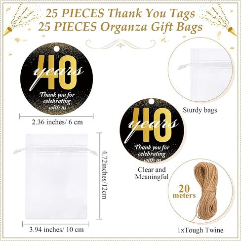 Havawish 25 Sets 50th Birthday Favors for Guests Beer Shape Bottle Openers Cheers to 50 Years Bottle Opener with Thank You Card Organza Bags and Hemp Rope 50th Anniversary Party Favors for Guests in Kuwait
