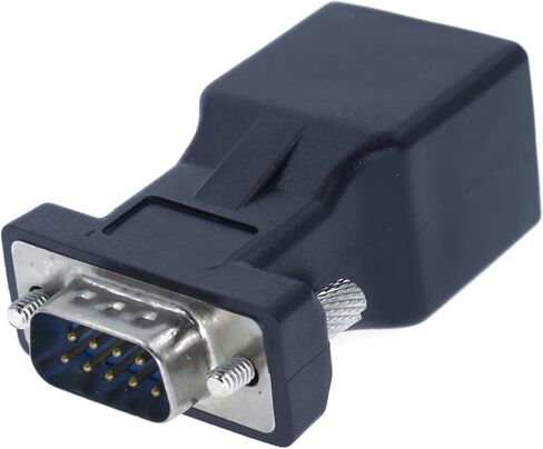 DB9 to RJ45 Adapter RJ45 to RS232 Converter RJ45 Female to 9 Pin Adapter DB9 Male Serial COM Port to Network Port Adapter in Kuwait