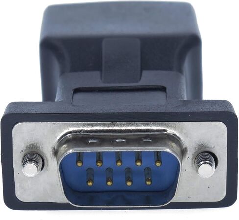 DB9 to RJ45 Adapter RJ45 to RS232 Converter RJ45 Female to 9 Pin Adapter DB9 Male Serial COM Port to Network Port Adapter in Kuwait
