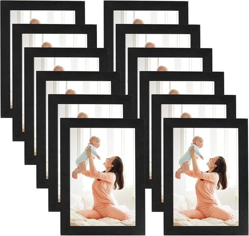 CRUGLA 8x10 Magnetic Picture Frames for Refrigerator, 10x8 Magnetic Sheet with Self Adhesive Backing, 8 by 10 Magnet Photo Frame with 3M Adhesive Pad for Glass Window Door Cubicle Tile Wall, 18 Packs in Kuwait
