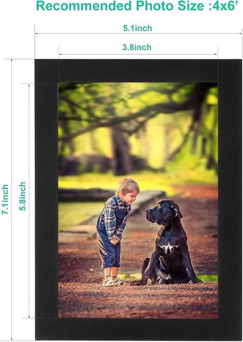 CRUGLA 8x10 Magnetic Picture Frames for Refrigerator, 10x8 Magnetic Sheet with Self Adhesive Backing, 8 by 10 Magnet Photo Frame with 3M Adhesive Pad for Glass Window Door Cubicle Tile Wall, 18 Packs in Kuwait