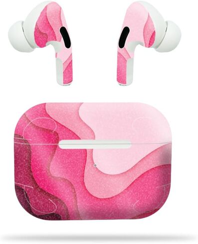 Headphone Skin Compatible with Apple AirPods Pro - Neon Diamond - Premium 3M Vinyl Protective Wrap Decal Cover - Easy to Apply | Crafted in The USA by MightySkins in Saudi Arabia
