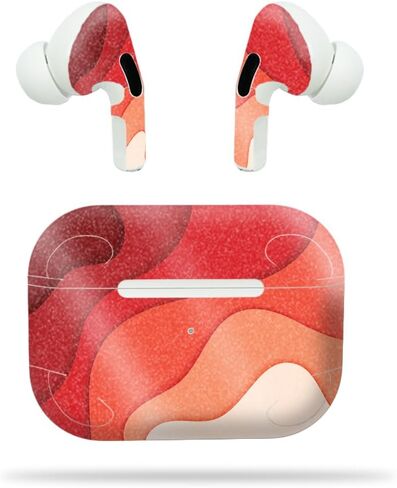 Headphone Skin Compatible with Apple AirPods Pro - Neon Diamond - Premium 3M Vinyl Protective Wrap Decal Cover - Easy to Apply | Crafted in The USA by MightySkins in Saudi Arabia