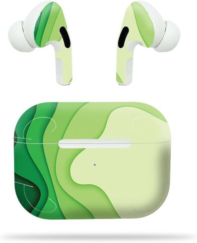 Headphone Skin Compatible with Apple AirPods Pro - Neon Diamond - Premium 3M Vinyl Protective Wrap Decal Cover - Easy to Apply | Crafted in The USA by MightySkins in Saudi Arabia