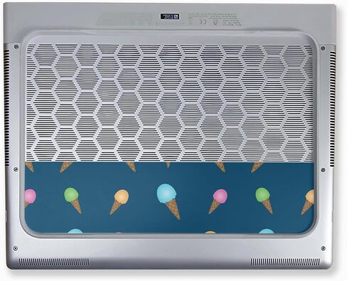 Glossy Glitter Laptop Skin Compatible with Alienware X16 R2 (2024) - Water Dog - Premium 3M Vinyl Protective Wrap Decal Cover - Easy to Apply | Crafted in The USA by MightySkins in Saudi Arabia