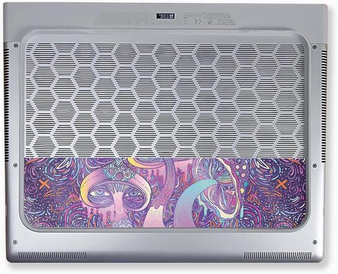 غلاف كمبيوتر محمول لامع لامع متوافق مع Alienware X16 R2 (2024) - أسود دوامي - غطاء لاصق واقٍ من الفينيل 3M ممتاز - سهل التطبيق | صُنع في الولايات المتحدة الأمريكية بواسطة MightySkins in Saudi Arabia