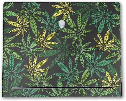 Laptop Skin Compatible with Alienware X16 R2 (2024) - Cannabis Culture - Premium 3M Vinyl Protective Wrap Decal Cover - Easy to Apply | Crafted in The USA by MightySkins in Saudi Arabia