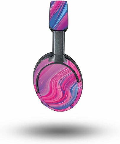 Glossy Glitter Headphone Skin Compatible with Bose QuietComfort Ultra - Orange Pour - Premium 3M Vinyl Protective Wrap Decal Cover - Easy to Apply | Crafted in The USA by MightySkins in Saudi Arabia