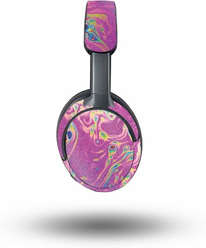 Glossy Glitter Headphone Skin Compatible with Bose QuietComfort Ultra - Orange Pour - Premium 3M Vinyl Protective Wrap Decal Cover - Easy to Apply | Crafted in The USA by MightySkins in Saudi Arabia