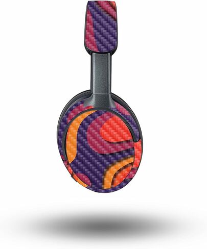 Glossy Glitter Headphone Skin Compatible with Bose QuietComfort Ultra - Orange Pour - Premium 3M Vinyl Protective Wrap Decal Cover - Easy to Apply | Crafted in The USA by MightySkins in Saudi Arabia