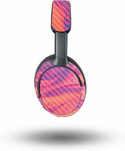 Glossy Glitter Headphone Skin Compatible with Bose QuietComfort Ultra - Orange Pour - Premium 3M Vinyl Protective Wrap Decal Cover - Easy to Apply | Crafted in The USA by MightySkins in Saudi Arabia