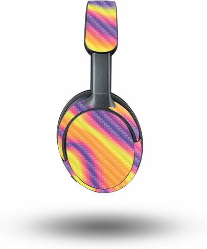 Glossy Glitter Headphone Skin Compatible with Bose QuietComfort Ultra - Orange Pour - Premium 3M Vinyl Protective Wrap Decal Cover - Easy to Apply | Crafted in The USA by MightySkins in Saudi Arabia