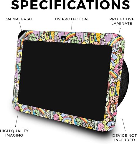 غلاف لامع لامع متوافق مع Amazon Echo Show 8 (الجيل الثالث، 2023) - Rainbow Goofs - غطاء لاصق واقٍ من الفينيل 3M ممتاز - سهل الاستخدام | صُنع في الولايات المتحدة الأمريكية بواسطة MightySkins in Saudi Arabia