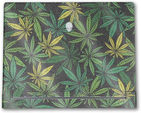 Laptop Skin Compatible with Alienware X16 R2 (2024) - Cannabis Culture - Premium 3M Vinyl Protective Wrap Decal Cover - Easy to Apply | Crafted in The USA by MightySkins in Saudi Arabia