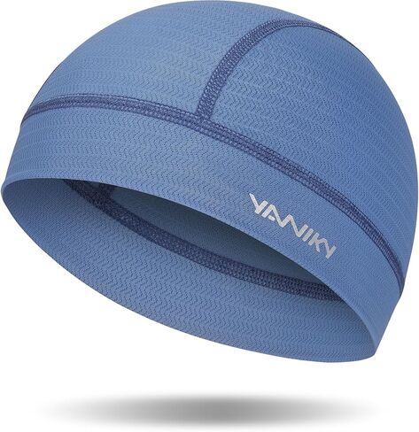 Bandanas Skull Caps for Men, Women Skull Cap Helmet Liner, Summer Cycling Hat, Durags for Men, Motorcycle Bandana Sweat Wicking Dew Rags for Sport Travel Running Fitness (Black) in Kuwait