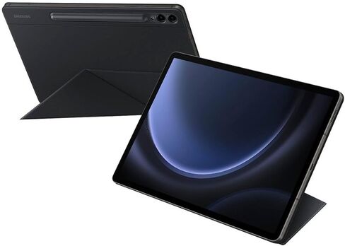 SAMSUNG Galaxy Tab S9 FE+ Plus w/S-Pen (256GB, 12GB, Wi-Fi Only, International Model) 12.4" WiFi 6 Android Tablet, 4K Camera X610 (w/Super Fast Charger & Book Cover, Gray) in Saudi Arabia