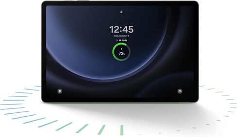 SAMSUNG Galaxy Tab S9 FE+ Plus w/S-Pen (256GB, 12GB, Wi-Fi Only, International Model) 12.4" WiFi 6 Android Tablet, 4K Camera X610 (w/Super Fast Charger & Book Cover, Gray) in Saudi Arabia