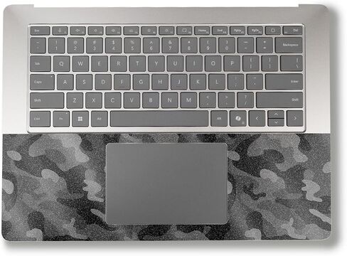 Glossy Glitter Laptop Skin Compatible with Alienware X16 R2 (2024) - Black Camo - Premium 3M Vinyl Protective Wrap Decal Cover - Easy to Apply | Crafted in The USA by MightySkins in Saudi Arabia
