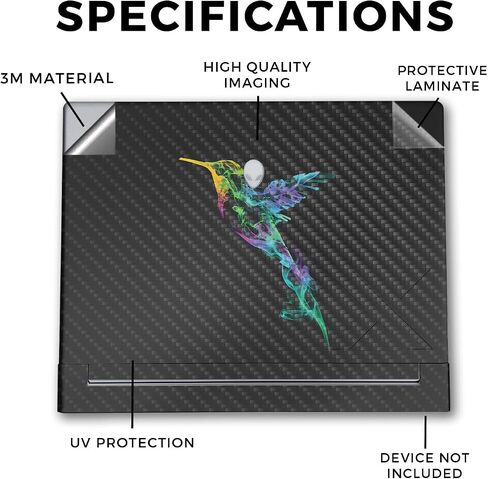 غلاف الكمبيوتر اللوحي اللامع اللامع المتوافق مع Alienware X16 R2 (2024) - البوم - غطاء لاصق واقٍ ملتف من الفينيل 3M الفاخر - سهل التطبيق | صُنع في الولايات المتحدة الأمريكية بواسطة MightySkins in Saudi Arabia