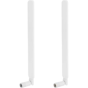 2pcs SMA Male Omni Directional Antenna 4G LTE/ 5G Sub-6 Omni Directional Antenna 600-3980Mhz 8dbi Gain Antenna for Mobile Hotspot Cellular Trail Cameras