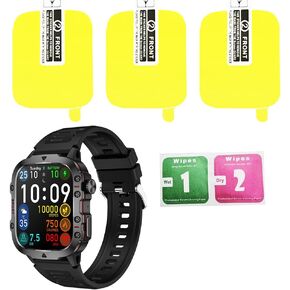 TPU Soft Smartwatch Clear Protective Film Guard For QX11 Smart Watch 1.96Inch Display Screen Protector Cover Accessorie