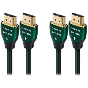 AudioQuest Forest 8K-10K 48Gbps 1.5m (5.0ft.) HDMI Cables (2-Pack)