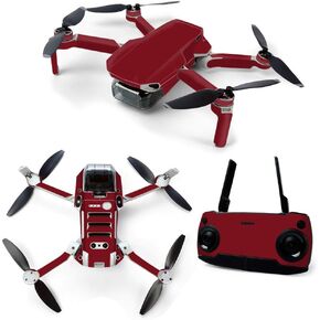 MightySkins Skin for DJI Mavic Mini Portable Drone Quadcopter - Solid Orange | Protective, Durable, and Unique Vinyl Decal wrap cover | Easy To Apply, Remove, and Change Styles | Made in the USA (DJMAVMIN-Solid Orange)