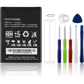 Replacement Battery C816154396L Compatible with BLU G60 V70 V0530WW G0271WW with Tools