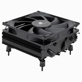 AXP90 X47 Black Low Profile CPU Air Cooler, 47mm Height, TL-9015B Slim PWM CPU Fan, AGHP Technology, Computer ITX CPU Heatsink Cooler, for AMD:AM4 AM5/Intel 1150/1151/1200/1700