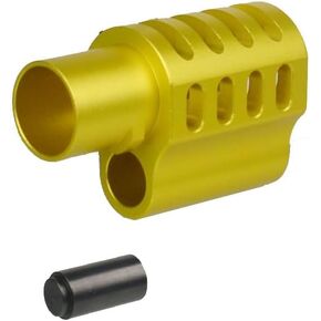 TWP Excellent Full Size 1911 Enhancement Device Aluminum Alloy 6061 T6 Anodized Gold Finish Come with a Free Plug