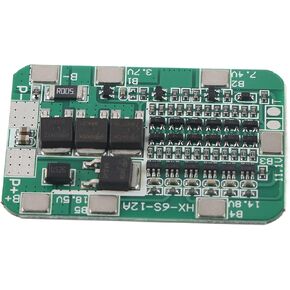 BMS 6S 15A 22V 24V Protection Board Lithium Battery Charger PCB Protection Board Overcharge/Overdischarge/Overcurrent/Short Circuit Protect for Li-ion Cell