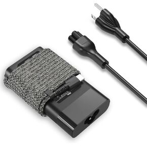 New Slim 65W USB C Laptop Charger Replacement for HP Elitebook x360;HP Spectre X360;HP Chromebook;HP Envy;HP Pavilion Elite x2 Type C Power Supply Cord