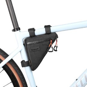 Rhinowalk Bicycle Front Frame Bag Bike Under Top Tube Triangle Bag Lightweight 1.7L Cycling Accessories Nylon Pack Pouch for Mountain Road Bike in Kuwait