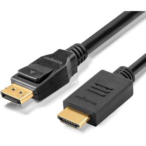 Kensington DisplayPort 1.2 to HDMI 1.4 Cable, 6ft (K33025WW)