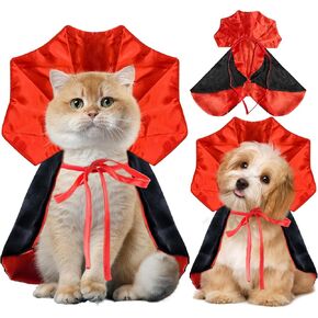 Halloween Dog Vampire Costume, Halloween Pet Costumes for Large Dogs, Halloween Dog Devil Cape Cloak Costume, Funny Big Dog Costumes, Halloween Party and Pet Cosplay Supplies Accessories