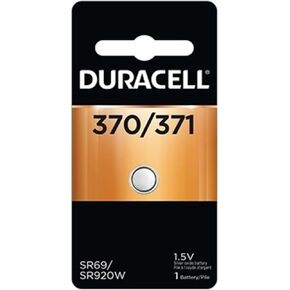 Duracell DL370 / 371 (SR69) 1.5V Silver Oxide Battery, Carded (Pack of 1)