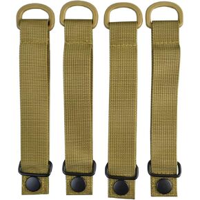 JFFCESTORE Molle Straps with Tactical Buckle, Tactical Molle Webbing Straps Military Backpack Molle Attachment Snap Strap