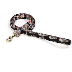 Organic Cotton Dog Leash for Small,Medium and Large Breed,Brass Hardware Pet Leash for Walking,Running and Training 6FT