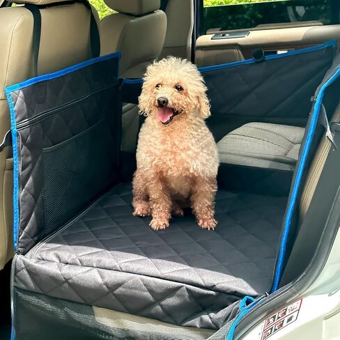 Dog Car Seat for Small Dogs - Back Seat Extender for Dogs - Large & Small Dog Car Seat Cover for Back Seat - Dog Hammock for Car Back Seat Dog Bed Mattress - Pet Car Seat for Car SUV Truck (Black-s) in Saudi Arabia