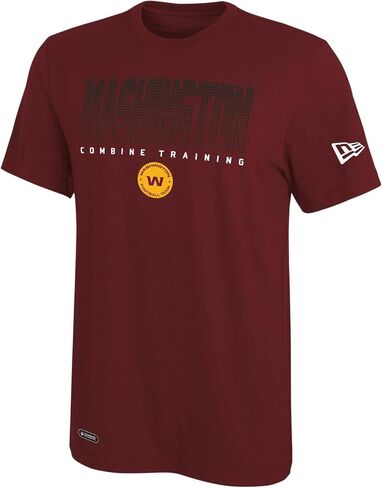 New Era NFL Men's Team Pride Dri-Tek Short Sleeve T-Shirt, New York Giants, X-Large in Saudi Arabia