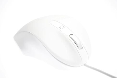 Matias Premium Wired USB-C PBT Computer Mouse - High Precision, Ergonomic Design - Left Right Hand Use - Home and Office Use - Compatible for PC, MacBook, Chromebook, Laptop, Desktop - (White) in Saudi Arabia
