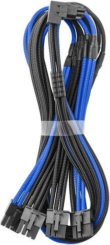 كابل CableMod RT-Series Pro ModMesh بأكمام 12VHPWR 90° StealthSense PCI-e لأجهزة ASUS/Seasonic/Phanteks - البديل A (أسود + أبيض، 16 سنًا إلى رباعي 8 سنون، 60 سم) in Kuwait